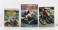 MOTOR CYCLING: Three hardcover books detailing mot