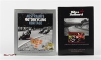 AUSTRALIAN MOTORCYCLING HISTORY: Two hardcover boo