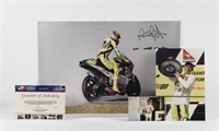 ROSSI: A large 2001 World Champion photograph of V