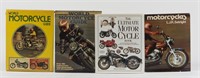 MOTOR CYCLES: Four hardcover books detailing motor