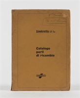 LAMBRETTA: An original 125 lc parts catalog