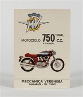 MV AGUSTA: An original MV Agusta Motorcycle 750 "S