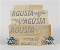 MV AGUSTA: A group of original MV Agusta stickers