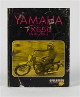 YAMAHA: A 1973 Yamaha TX650 servicing book