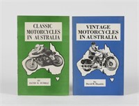 MOTOR CYCLES: Two motor cycle booklets by David B.