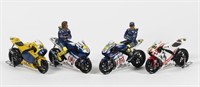 ROSSI/YAMAHA: Four Valentino Rossi/Yamaha 1:12 sca