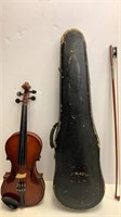 Old violin with black case***