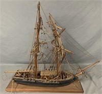 As Is Wood Ship Model Display