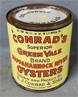 Conrad's Virginia Rappahannock River Oyster Can