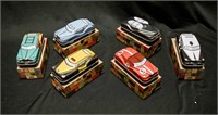 FOSSIL WATCH TIN CARS COLLECTION w/Boxes