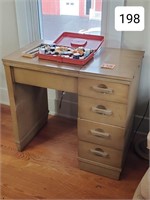 Vintage Console Sewing Cabinet