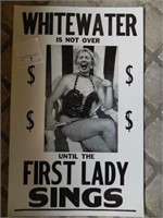 Vintage Whitewater Poster (approx. 14" x 22")