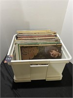 Records in Crate Willie Nelson & Others