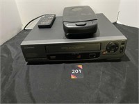 VHS Player & Re Winder