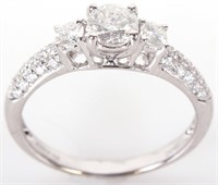 18K WHITE GOLD .80CTW DIAMOND LADIES RING