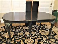Black Antiqued Dining Table