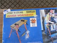 Builders Junior Workbench, fold'n store-new in box