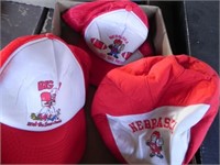 3 Nebraska Cornhusker Hats