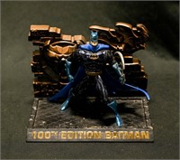 BATMAN ACTION FIGURE WITH STAND 100TH EDITION