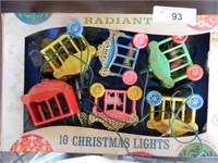 Vintage Radiant Circus Train Christmas Lights