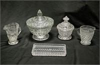 (5 PC) WEXFORD GLASS