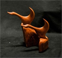 CANADIAN HAND CARVED WOOD BIRDS GEESE