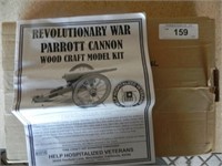 Hosp. Veteran Program Rev. War Wood Cannon Model