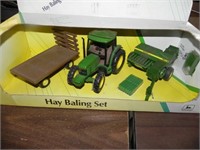 Vintage John Deere Hay Baling Set, new in box