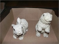 Plaster Indoror/Outdoor Rabbits