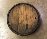 Barrel wooden end