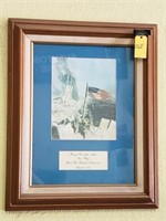 911 Photograph Framed