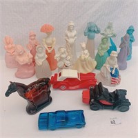 Assortment of Vintage Avon Perfume Bottles