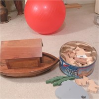 Handmade Noah's Arc Toy Set