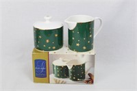 Galaxy by Sakura Sugar, Creamer, Napkin Rings