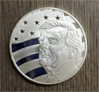 One Ounce Silver Round: Trump 2020 #1