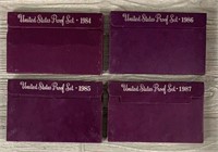 1984-87 US Mint Coin Proof Sets