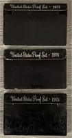 1973-1975 US Coin Proof Sets w/ Ike Dollar