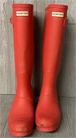 Womens Size 9 Pink Hunter Boots