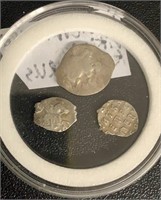 (3) Medieval Silver Viking Coins