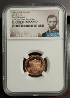2018-S Silver Proof Lincoln Penny: PF70