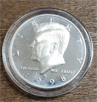 1998 Proof Kennedy Half Dollar