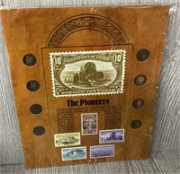 The Pioneers Mercury Dime & Stamp Set