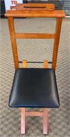 Gentleman’s Collapsible Chair Valet Stand