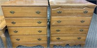 (2) 4-Drawer Dressers