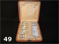 Early Set of 12 Sterling Tea Spoons