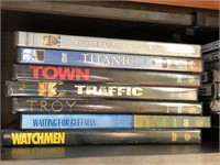 Lot of DVDs, as pictured