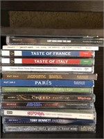 Lot of CDs, as pictured