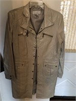 Spiegel Leather coat, size 12