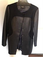 Black overcoat, size medium