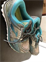 Pair of brooks running shoes in box